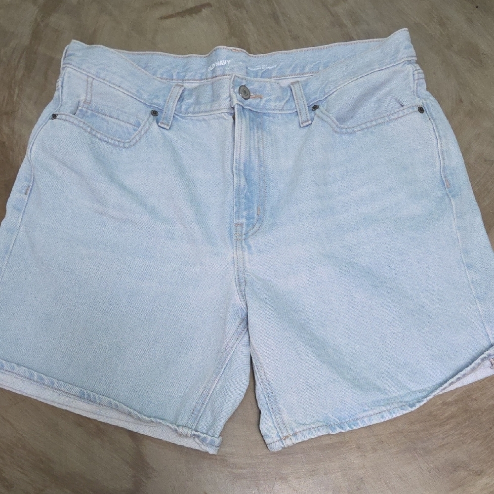 Old Navy High Waist Light Blue Denim Shorts